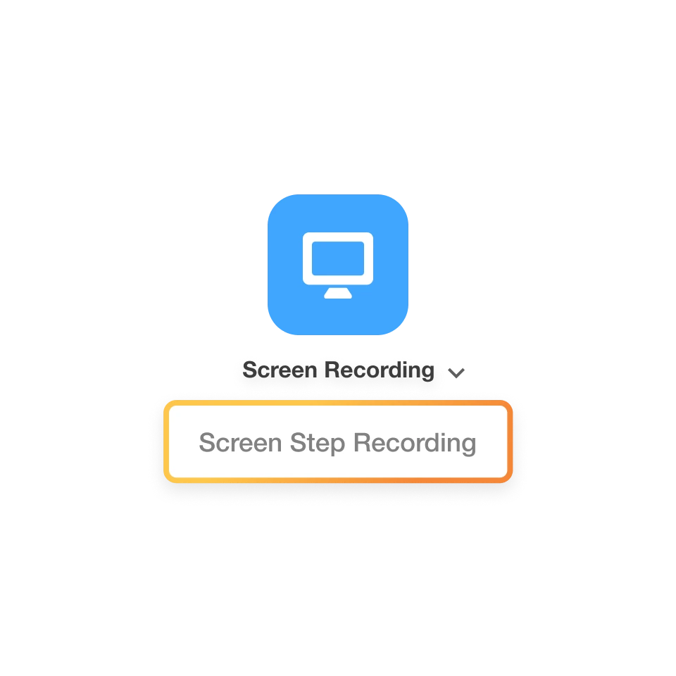 Visla interface showing the app download button for using the Screen Step Recorder.